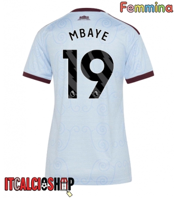 Aston Villa Ibrahim Mbaye #19 Terza Maglia Femmina 2026-27 Manica Corta